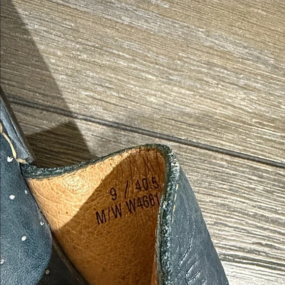 Born Blue Leather Mules - Picture 6 of 6